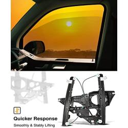 A-Premium Electric Power Window Regulator with Motor Compatible with Ford Expedition Lincoln Navigator 2003-2006 Sport Utility Front Left Driver Side