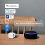 Smart Switch Button Pusher: Wireless App or Timer Control, No Wiring, Smart Bluetooth Fingerbot for Light Switch Doorbell Coffee Maker Fan, Add Gateway Compatible with Alexa, Google Home (White)