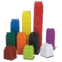 hand2mind - 46485 3/4-Inch Multi-Colored Linking UniLink Cubes (Set of 1,000) & 343B Foam Two-Color Counters for Kids Ages 5-8, Math Supplies for Early Math Learners, Math Manipulatives (Pack of 200)
