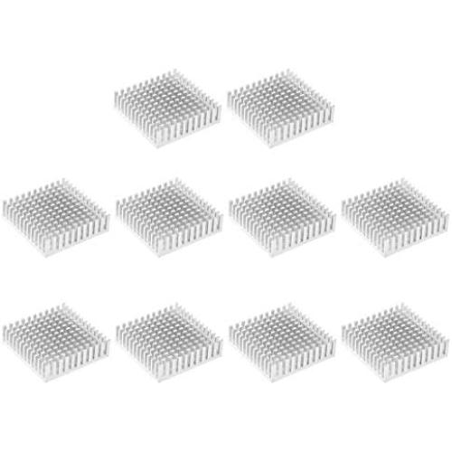 uxcell Radiators Heatsink for Stepper Motor,3D Printer 40x40x11mm Silver 10pcs