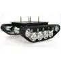Processional Shock Absorption Robot Tank Car Chassis with DC Encoder Motor for Arduino / Raspberry Pie, Tracked Suspension Absorbing Vehicle, Remote Control Track Crawler Damping Vibration Caterpillar