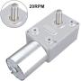 DC 12V Electric Motor Reversible High Torque Turbo Worm Electric Geared Gear Box Reduction Electric Motor(20RPM)