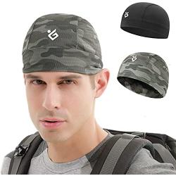 Cooling Skull Cap Helmet Liner for Men Sweat Wicking Skull Caps for Cycling, Motorcycle, Running, Fits Under Helmets