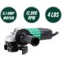 Metabo HPT Angle Grinder, 4-1/2-Inch, 5.1-Amp Motor, Small Grip Diameter, 4 Lbs (G12SS2)