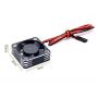 WWQB 2Pack RC Car Motor Cooling Fan Heatsink 28000RPM Brushless ESC Cooling Fan for RC Car 1/8 1/10 540 550 Motor,Rose Red (500081171A1)