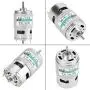 XD-775 12V/24V High Speed Low Noise Double Ball Bearing Brush DC Motor for Many Machine,Small Lathe,Precision Machine Battery Car(24V20000)