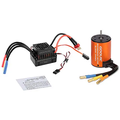 Ensemble Moteur Brushless 3650 3500KV Waterproof avec ESC 60A pour Voiture RC 1/10 Ensemble Moteur Brushless 3650 3500KV Waterproof avec ESC 60A pour Voiture RC 1/10