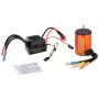 GoolRC Upgrade Waterproof 3650 3500KV Brushless Motor with 60A ESC Combo Set for 1/10 RC Car Truck