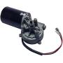 BEMONOC High Torque 24V DC Electric Reversible Gear Motor 50 RPM Right Angle Thread Shaft for Volume Gate Garage Door