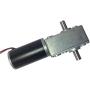 BEMONOC Reversible Mirco Dc Worm Geared Motor 12V 55 RPM Double Shaft Output 8mm with Gear Box for Diy Parts