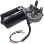 BEMONOC High Torque PMDC Right Angle Gear Motor 24V Reversible 50 RPM (Right Gear-Box) Barbecue Grill Motor with Double Flat Shaft