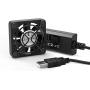 ELUTENG 40mm USB Fan with 3 Speed Control USB Ventilator 5V Max 5300RPM High Flow VR Cooling Fan Compatible for Receiver DVR Playstation Xbox Computer Cabinet Cooling