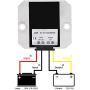 Convertisseur Buck 24V à 12V 10A 120W Waterproof – Transformateur Redresseur DC/DC pour Golf Cart, Fourgonnettes, Voiture Convertisseur Buck 24V à 12V 10A 120W Waterproof – Transformateur Redresseur DC/DC pour Golf Cart, Fourgonnettes, Voiture