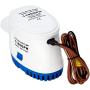 Sanuke Automatic Bilge Pump 12V 1100GPH Submersible Bilge Water Pump with Float Switch Auto Electric Motor Boat Accessories