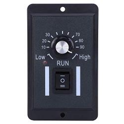 Motor Regulator, Rate Reduction DC Motor Speed Controller Short-Circuit Protection DC Switch Motor Governor 6A for 12V / 24V / 36V / 48V