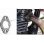 GY6 Exhaust kit(Nuts&Gasket&Exhaust Studs) FIT for GMB139 Engine 50cc 70cc 90cc 110cc 125cc 150cc Scooters ATVs Go Karts 4 Wheeler Moped fits Scooters with 50cc - 150cc Motors etc