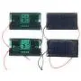 AMX3d AMX Solar 5V 30mA 53X30mm Micro Mini Power Solar Cells for Solar Panels with Wires- DIY Projects - Toys - Solar Charge 3.6v Batteries 4 Pcs