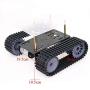 DGJYT 2021 Professional Track Crawler Chassis, Smart RC Robot Tank Car Chassis for Arduino/Raspberry pi Starter Kit, Robotic Platfrom with Acrylic Plate 2 Layers for Steam Eduaction