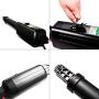 TOPENS A5S Automatic Gate Opener Kit Medium Duty Solar Single Gate Operator for Single Swing Gates Up to 16 Feet Gate Motor Solar Panel