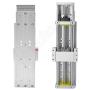 Electric Linear Stage Actuator Travel Length 300mm Ballscrew 1605 Double Optical Axis Linear Rail Guide Slide Stage C7 with Nema23 Motor for DIY CNC Router Controller