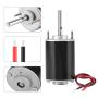 DC Electric Motor Drive, 3500RPM High Speed Permanent Magnet 12V DC Motor High Torque 30W CW/CCW (12V DC 3500RPM)