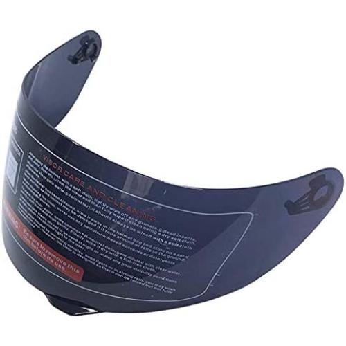 ILM Motorcycle Dual Visor Flip up Modular Full Face Helmet DOT 6 Colors (Visor, Black)