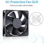 GDSTIME 80mm x 20mm 8020 12V Dc Brushless Cooling Fan Sleeve Bearing 2Pin