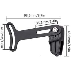 Keenso Bicycle Chain Guide, Aluminum Alloy E‑Bike Chain Guide Electric Bicycle Direct Mount Chain Guide Chainring Bike Part for Bafang Motor