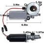 373566 RV Power Awning Motor, Compatible with solera Power Awnings, with Single 2-Way Connector, 12-Volt DC 75-RPM, Strong and Durable, Silver