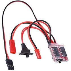 Brushed ESC, 20A RC ESC Brushed Motor Speed Controller with Brake for RC Car Boat Tank