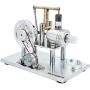 DjuiinoStar Hot Air Stirling Engine, Solid Metal Construction, Electricity Generator (DHA-BG-405)