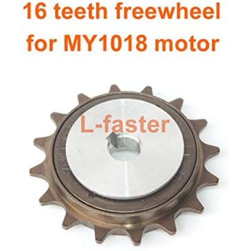 L-faster Bicycle Spoke Chain Wheel Bike Rear Wheel 32T Sprocket for Our Left Drive Motor Kit 16T Freewheel with Adapter for Motor MY1016Z