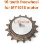 L-faster Bicycle Spoke Chain Wheel Bike Rear Wheel 32T Sprocket for Our Left Drive Motor Kit 16T Freewheel with Adapter for Motor MY1016Z
