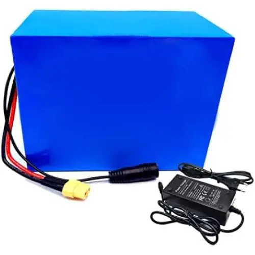 Jieoto 72V Ebike Lithium Battery 20Ah 30Ah 40Ah 50Ah 60Ah Waterproof Lithium-ion Battery Pack Customizable Battery Pack Fit for 1000W-5600W Bike Motors with Charger and BMS