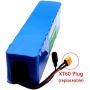 Jieoto 48V 20000mAh 13S 6P E-Bike Battery Lithium-Ion Electric Wheelchairs Battery Waterproof PVC Battery Pack Fits for 200W-750W Electric Bicycle Motor w/BMS + Charger