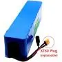 Jieoto 48V 20000mAh 13S 6P E-Bike Battery Lithium-Ion Electric Wheelchairs Battery Waterproof PVC Battery Pack Fits for 200W-750W Electric Bicycle Motor w/BMS + Charger