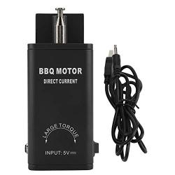 Aufee Barbecue Motor, DC 5V BBQ Roast Rotisserie Grill Motor Roaster Barbecue Tool Accessories with USB Cable Grill Supplies Grill Motor
