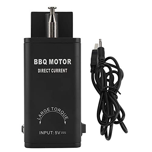 Aufee Barbecue Motor, DC 5V BBQ Roast Rotisserie Grill Motor Roaster Barbecue Tool Accessories with USB Cable Grill Supplies Grill Motor