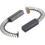 TOPPROS 10 Pcs Carbon Brushes with wire leads and brush springs attached 24mm x 8mm x 6 mm for Generic Electric Motor