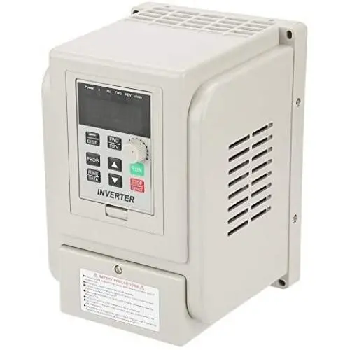 Converteur de fréquence monophasé 220V AC en triphasé 4kW, pour contrôle de vitesse de moteur. Converteur de fréquence monophasé 220V AC en triphasé 4kW, pour contrôle de vitesse de moteur.