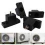 4 Pack Anti-Vibration Air Conditioner Mounting Bracket Shock-Proof Pads Rubber Vibration Isolator Mounts for Outdoor Air Conditioner Accessories