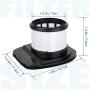 IX140 IX141 IX142 Filters, Sgizoku IX141 Filters for Shark Rocket Pet Pro IZ140 IZ140C IZ141C IZ142 UZ145 Stick Vacuums, Part 616FJ140 & 617FJ140, 2 Pack HEPA Filter and 4 Pack Foam & 4 Pack Flet Filter Kit (10 Pack)
