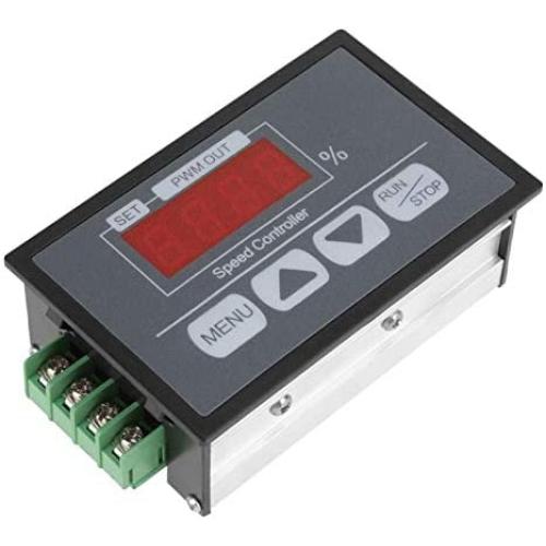 125 Motor Controller,6-60V Digital Display Percentage Tachometer DC Motor Slow Start and Stop Speed Controller,with Long Serving Life