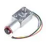 DC Worm Gear Motor 12V High Torque Reduction Gear Box with Encoder Srong Self-Locking 6mm Output Shaft(40RPM)