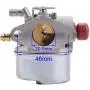 Venseri 640004 OHH55 OHH60 Carburetor with Primer Bulb Air Filter Tune Up Kit for Tecumseh OHH45 OHH50 OHH55 OHH60 OHH65 Engine Lawn Mower 640014 640025 640117B