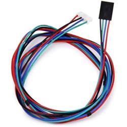Tuimiyisou Printer Stepper Motor Nema 17 3D Printer Two Phase 4 Wire Stepper Motor for 1.8Deg 17HD34008-22B Printer Accessory 4 Wire Stepper Motor for Printer