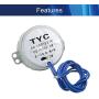 Moteur Synchrone TYC-50 pour Tournefeuille, Moteur 4W AC 110V 8-10 RPM Faible Vitesse, Moteur pour Tournebroye, Projet Scolaire, Modèle, Tournefeuille 2 Pièces Moteur Synchrone TYC-50 pour Tournefeuille, Moteur 4W AC 110V 8-10 RPM Faible Vitesse, Moteur pour Tournebroye, Projet Scolaire, Modèle, Tournefeuille 2 Pièces