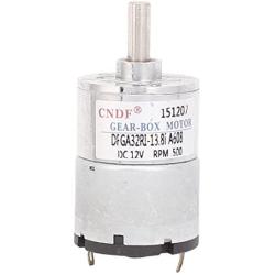 uxcell DC 12V 380-500RPM Electric Powerful High Torque Gear Box Motor