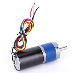 DC 12V 36MM Gear Motor, Mini Brushless Speed Reduction Motor, High Torque Electric Geared Motor, Silent Centric Output Shaft Gearbox, Mechanical Parts(45RPM)