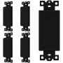 Adaptateur Blanc ENERLITES pour Interrupteurs Décoratifs, Polycarbonate Thermoplastique Incassable, Approuvé UL, 6001-BK-5PCS, Noir, 5 Pièces Adaptateur Blanc ENERLITES pour Interrupteurs Décoratifs, Polycarbonate Thermoplastique Incassable, Approuvé UL, 6001-BK-5PCS, Noir, 5 Pièces